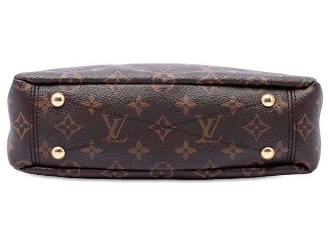 Borsa Satchel Louis Vuitton Monogram Pallas BB Marrone - vista 3