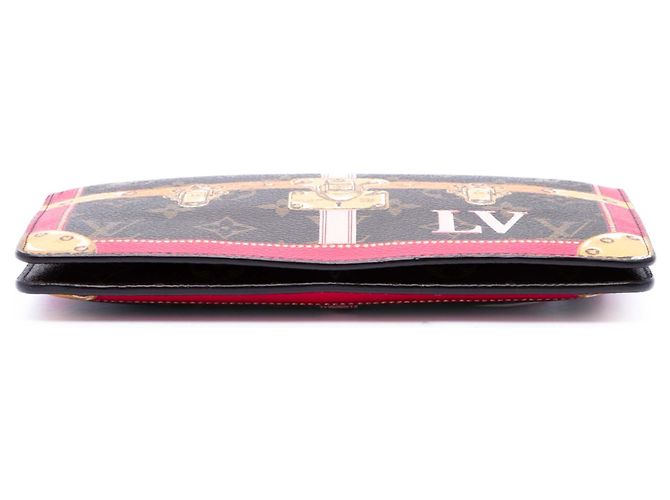 Borsa a Tracolla Louis Vuitton Monogram Summer Trunks Pochette Weekend Marrone - vista 3