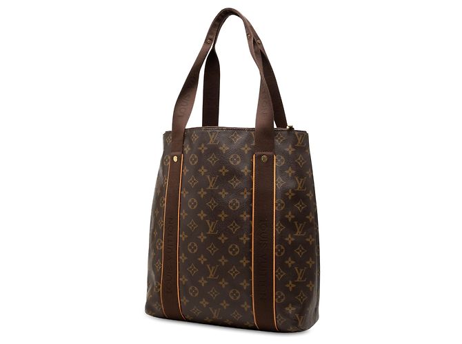Borsa Tote Cabas Beaubourg Monogram Louis Vuitton Marrone - vista 2