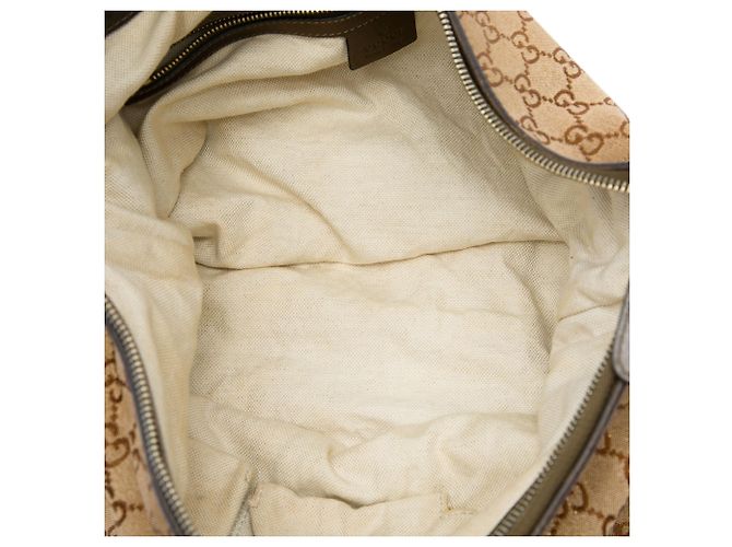 Borsa a tracolla Gucci GG Lurex Heart Bit Marrone - vista 4