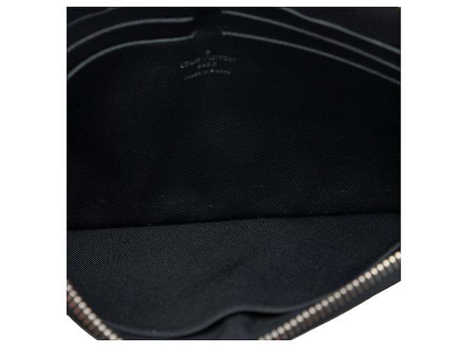 Borsa a pochette Louis Vuitton Damier Graphite Pochette Jour PM nera Nero - vista 4