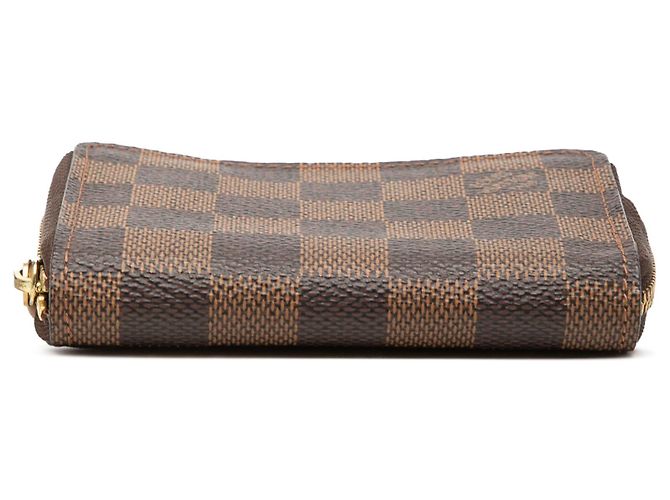 Portamonete Zippy Louis Vuitton Damier Ebene Marrone - vista 3