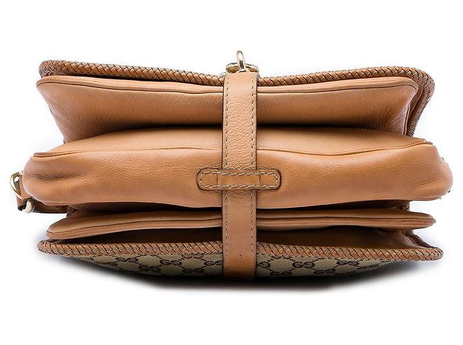 Borsa a tracolla Gucci GG Canvas Marrakech Beige - vista 3