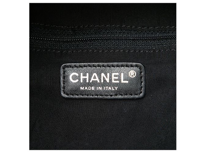 Borsa Chanel Coco Paris in tela a righe grigia Grigio - vista 5
