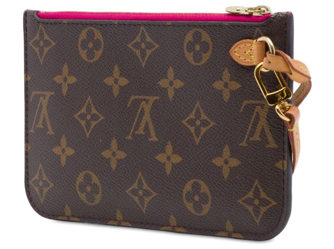 Pochette Louis Vuitton Monogram Neverfull PM Marrone - vista 2