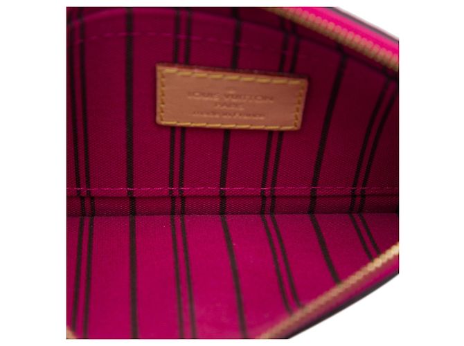 Pochette Louis Vuitton Monogram Neverfull PM Marrone - vista 4