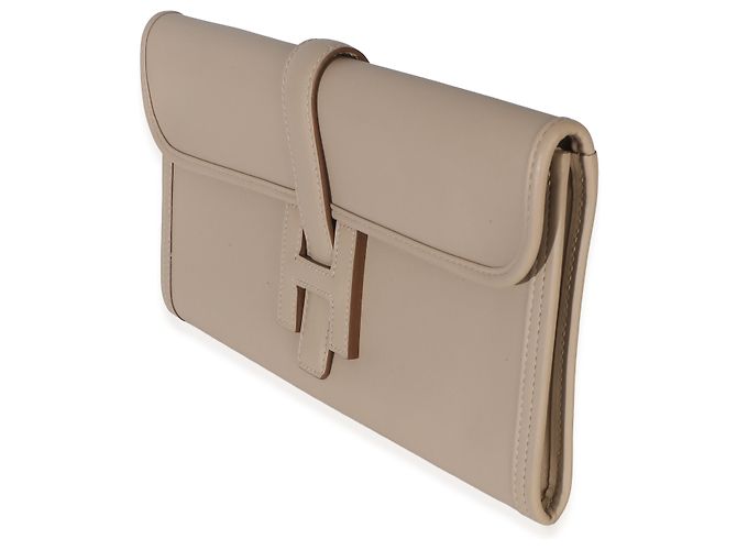 Hermès Argile Evercolor Jige Elan 29 Marrom Bege - vista 3