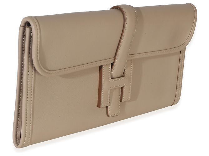 Hermès Argile Evercolor Jige Elan 29 Marrom Bege - vista 4