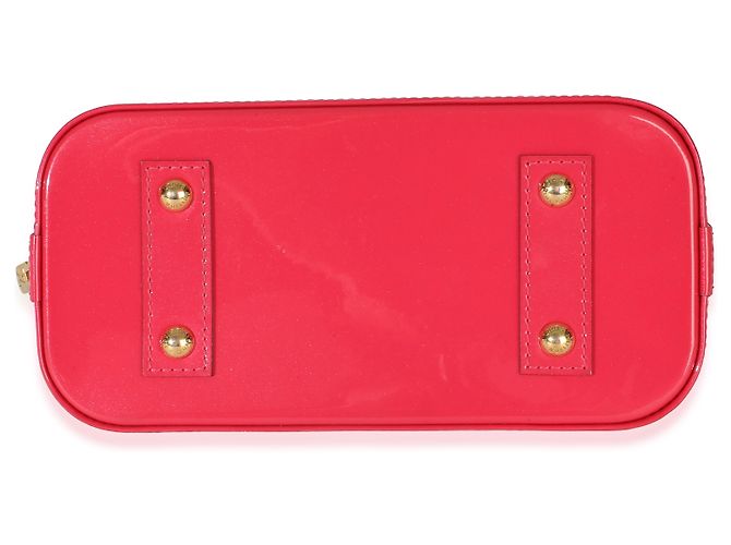 Louis Vuitton Hot Pink Monogram Vernis Alma BB Rosa - vista 2