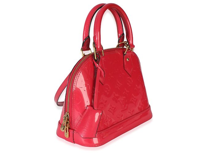 Louis Vuitton Hot Pink Monogram Vernis Alma BB Rosa - vista 4