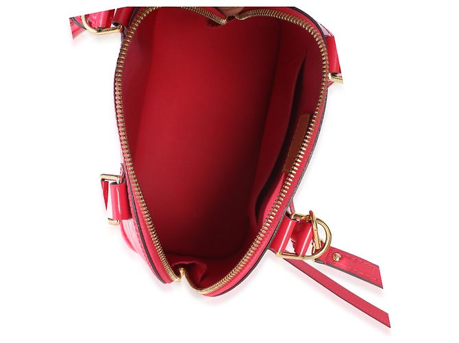 Louis Vuitton Hot Pink Monogram Vernis Alma BB Rosa - vista 5