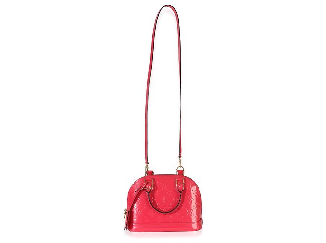 Louis Vuitton Hot Pink Monogram Vernis Alma BB Rosa - vista 7