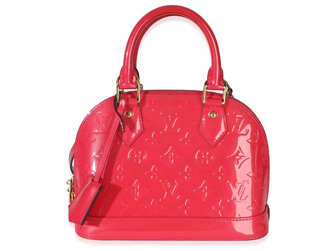 Louis Vuitton Hot Pink Monogram Vernis Alma BB Rosa - vista 8