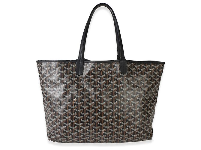 Goyard Black Goyardine Canvas Saint Louis PM Nero - vista 2