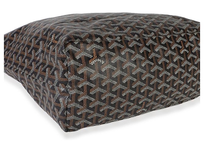 Goyard Black Goyardine Canvas Saint Louis PM Nero - vista 7