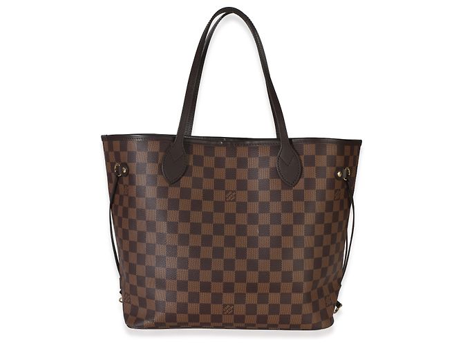 Louis Vuitton Damier Ebene Canvas Neverfull MM Marrone - vista 2