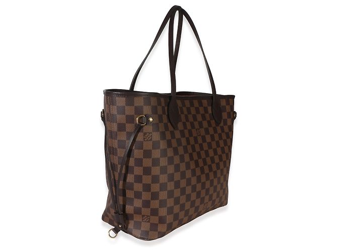 Louis Vuitton Damier Ebene Canvas Neverfull MM Marrone - vista 4