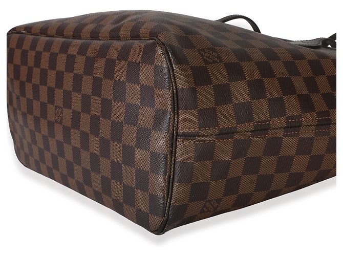 Louis Vuitton Damier Ebene Canvas Neverfull MM Marrone - vista 5