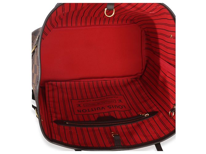 Louis Vuitton Damier Ebene Canvas Neverfull MM Marrone - vista 6