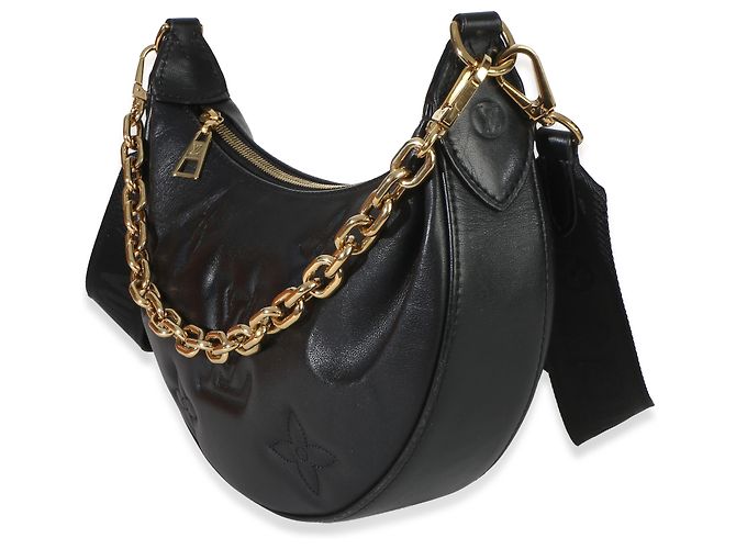 Louis Vuitton Bubblegram Over The Moon in pelle di vitello nera Nero - vista 3
