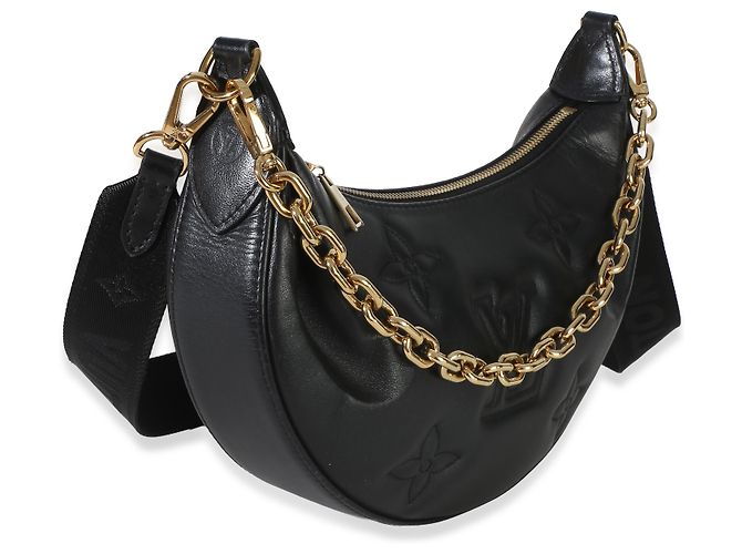 Louis Vuitton Bubblegram Over The Moon in pelle di vitello nera Nero - vista 4