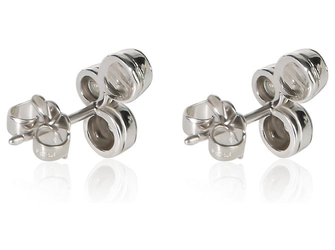 Orecchini Tiffany & Co. Platinum Diamond Bubble - vista 4