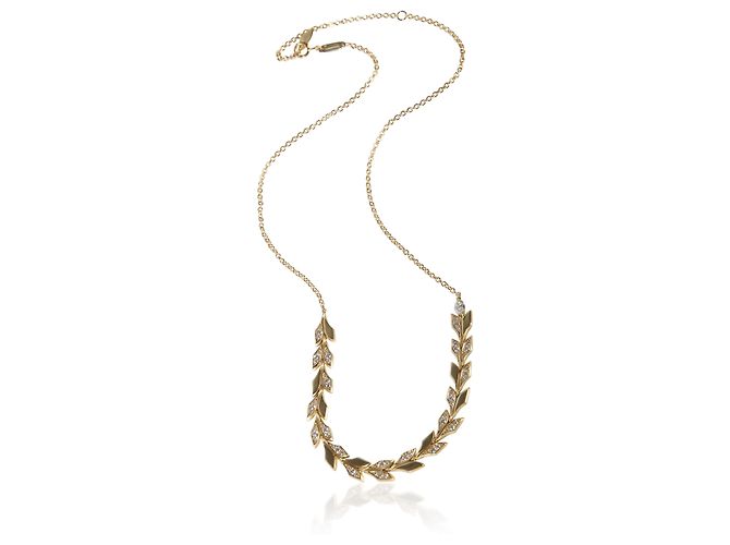Collana Victoria Vine Tiffany & Co. in oro giallo e diamanti - vista 2