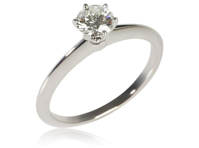 Tiffany & Co. Verlobungsring mit 0.61 ct rundem Brillantschliff-Diamanten - Ansicht 2