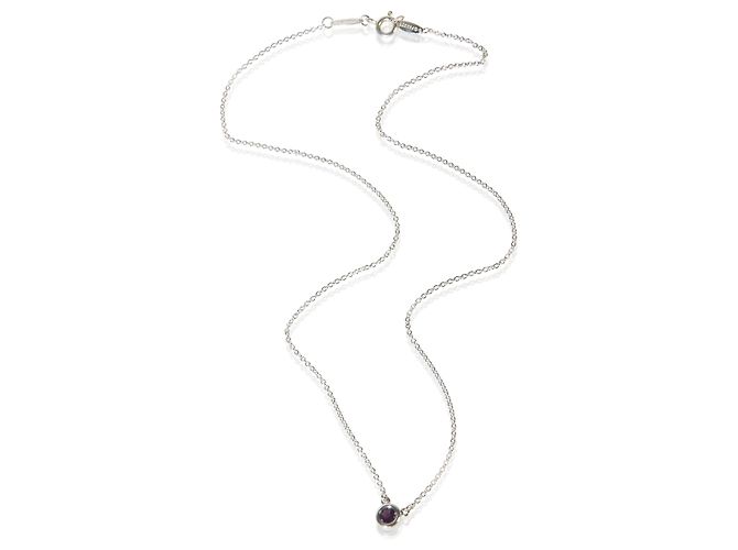 Pendente Tiffany & Co. Elsa Peretti Color By The Yard in argento sterling e ametista - vista 3