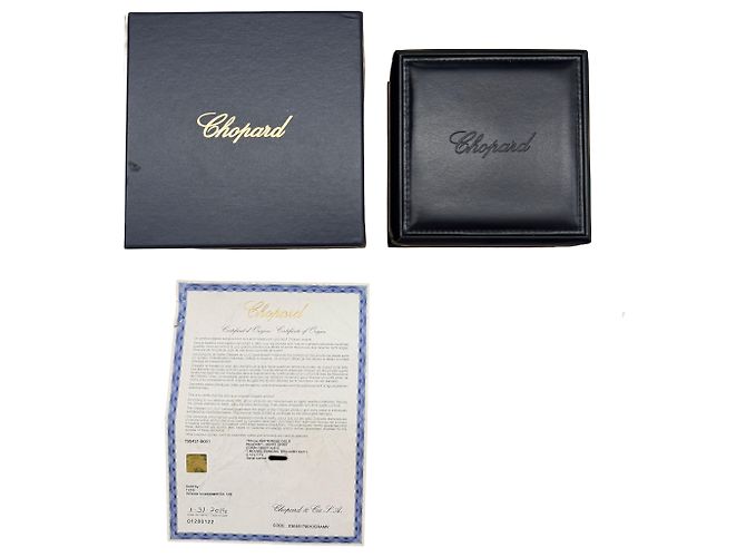 Pendentif Chopard Happy Spirit en or tricolore et diamants - vue 4