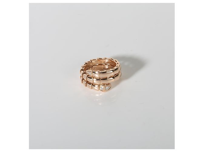 Bulgari Anel Serpenti Viper Wrap em ouro rosa e diamantes BVLGARI - vista 6