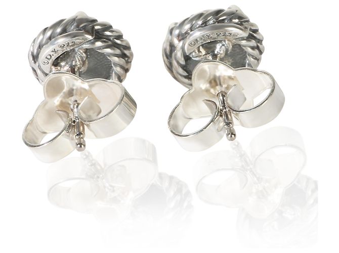 Orecchini Chatelaine David Yurman in argento sterling e citrino - vista 3
