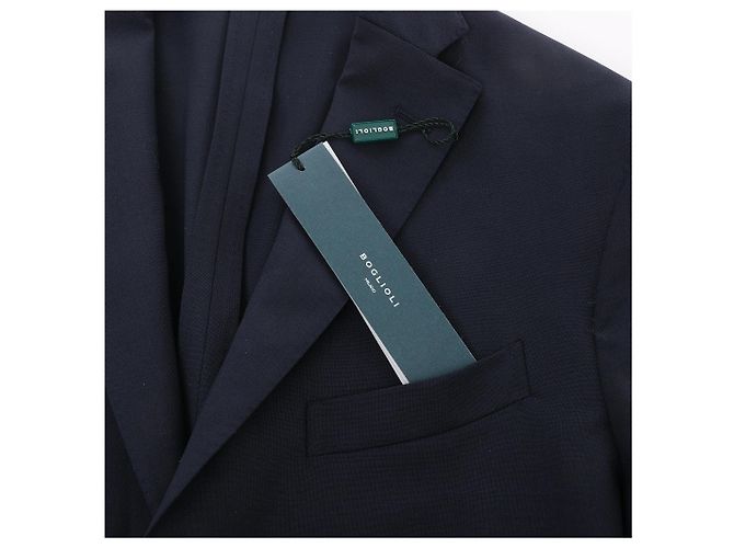 Boglioli Casual-Blazer aus Wolle in Navy Blue, Größe 50 IT - Ansicht 11