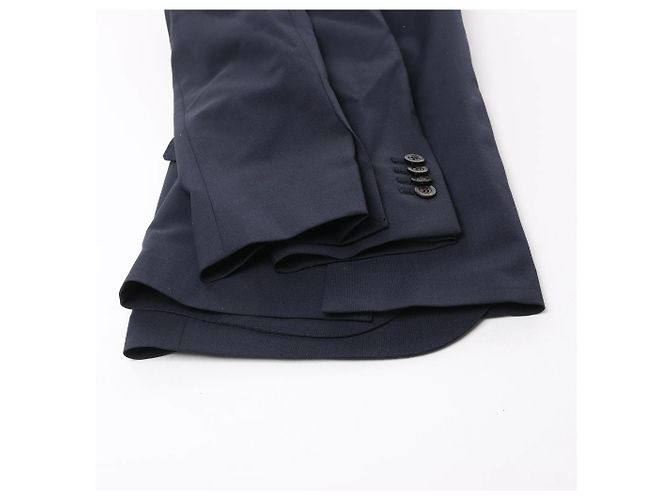 Boglioli Casual-Blazer aus Wolle in Navy Blue, Größe 50 IT - Ansicht 6