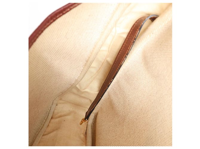 Trim Hermès Borsa a tracolla Hermes Sako Toile H in marrone O:1985 Beige - vista 10