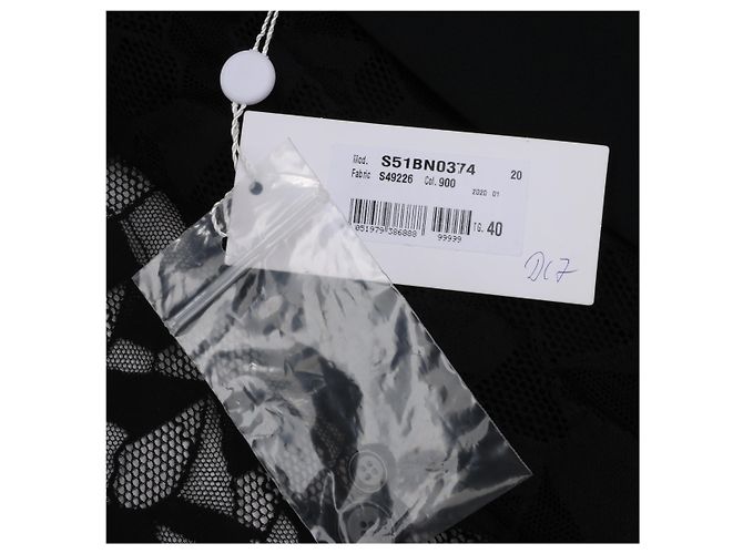 Maison Martin Margiela Maison Margiela Black Blazer with Lace Overlay, Size 40 - view 11
