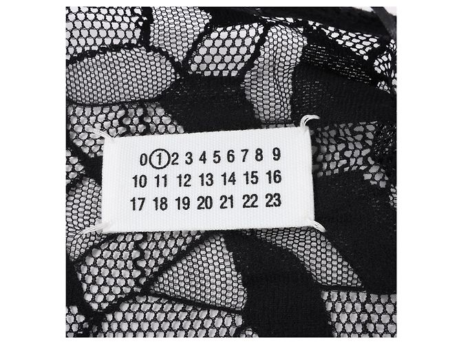 Maison Martin Margiela Maison Margiela Black Blazer with Lace Overlay, Size 40 - view 12