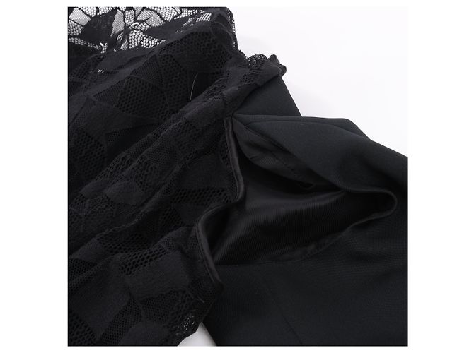 Maison Martin Margiela Maison Margiela Black Blazer with Lace Overlay, Size 40 - view 4
