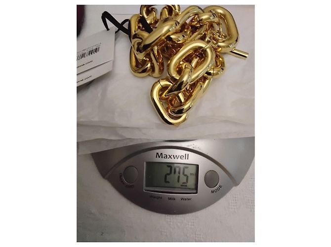 Paco Rabanne Collana Rabanne XL Link Gold-Tone D'oro - vista 11