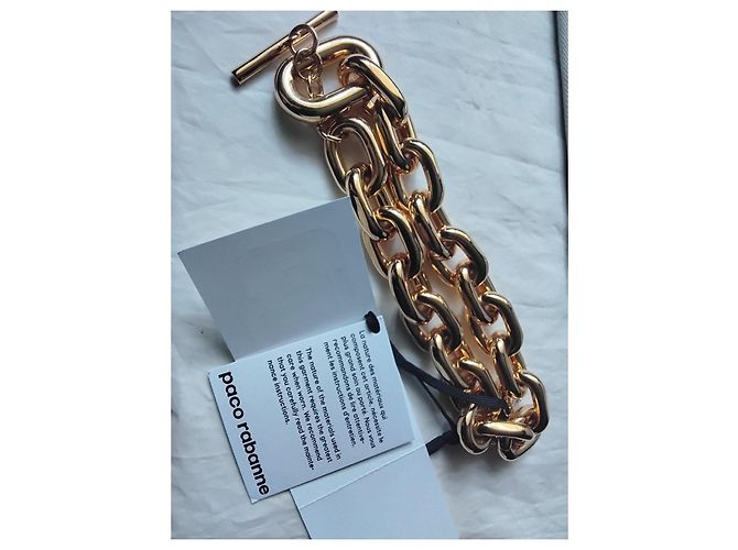 Paco Rabanne Collana Rabanne XL Link Gold-Tone D'oro - vista 5