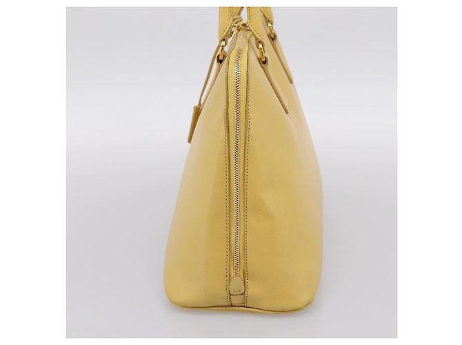 Prada Promenade Saffiano Leather Large Amarelo - vista 4