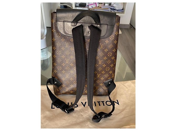 Louis Vuitton Monogram Rucksack Braun Schwarz - Ansicht 2