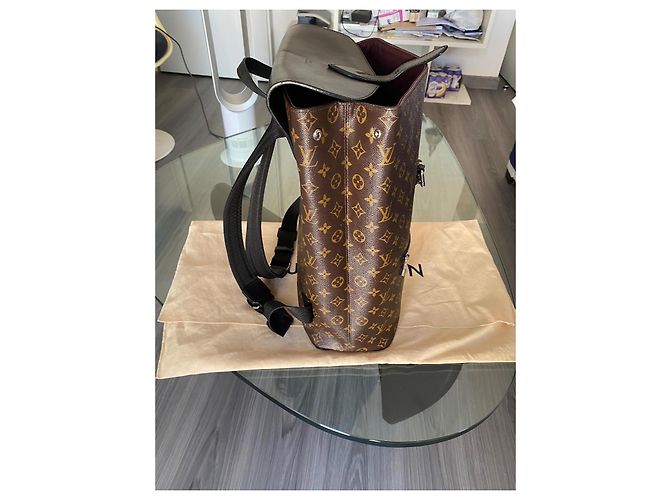 Louis Vuitton Monogram Rucksack Braun Schwarz - Ansicht 4