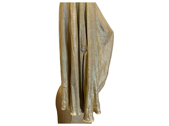 Vestido Gucci de Lurex dorado - vista 5