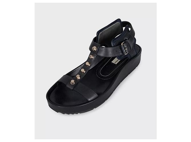 Sandali Balenciaga in pelle nera e argento, EU 38 usati - vista 3