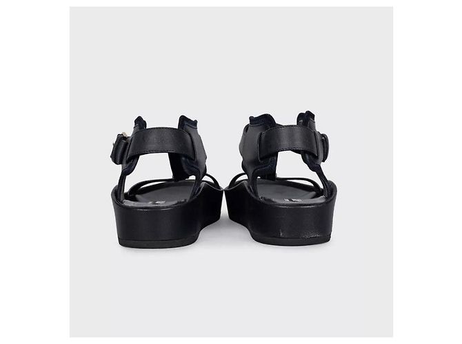 Sandali Balenciaga in pelle nera e argento, EU 38 usati - vista 4