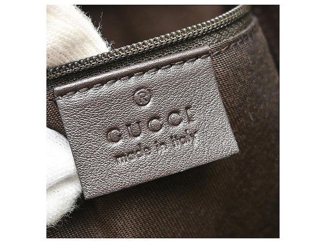 Gucci New Britt Tote GG Canvas and leather Medium Beige - vista 4