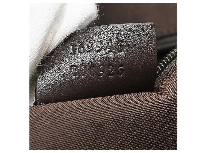 Gucci New Britt Tote GG Canvas and leather Medium Beige - vista 5