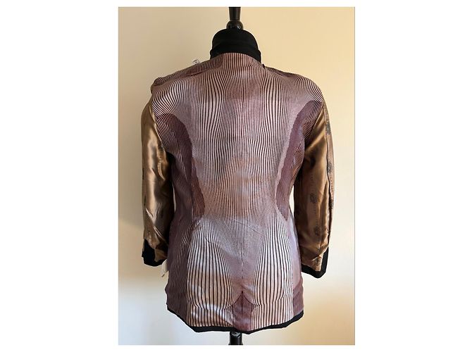 Jean Paul Gaultier Blazer Donna Nero a quadri - vista 7