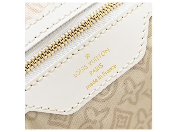 Louis Vuitton Tahitienne Cabas Canvas GM Beige - vista 4